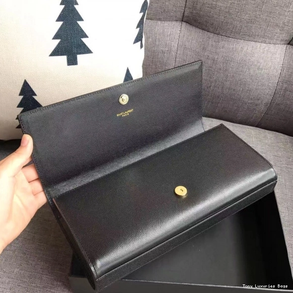 Tony Luxuries YSL Wallet Caviar 0801